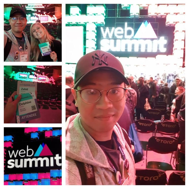 Zahid Aramai at Web Summit 2018, Lisbon Portugal
